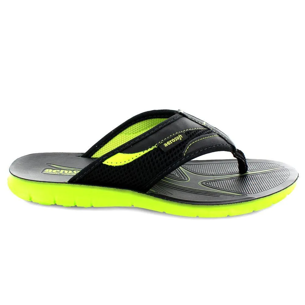 Aerosoft - Hospet P2902 Premium Comfort Toe Post Casual Summer Flip Flops For Men