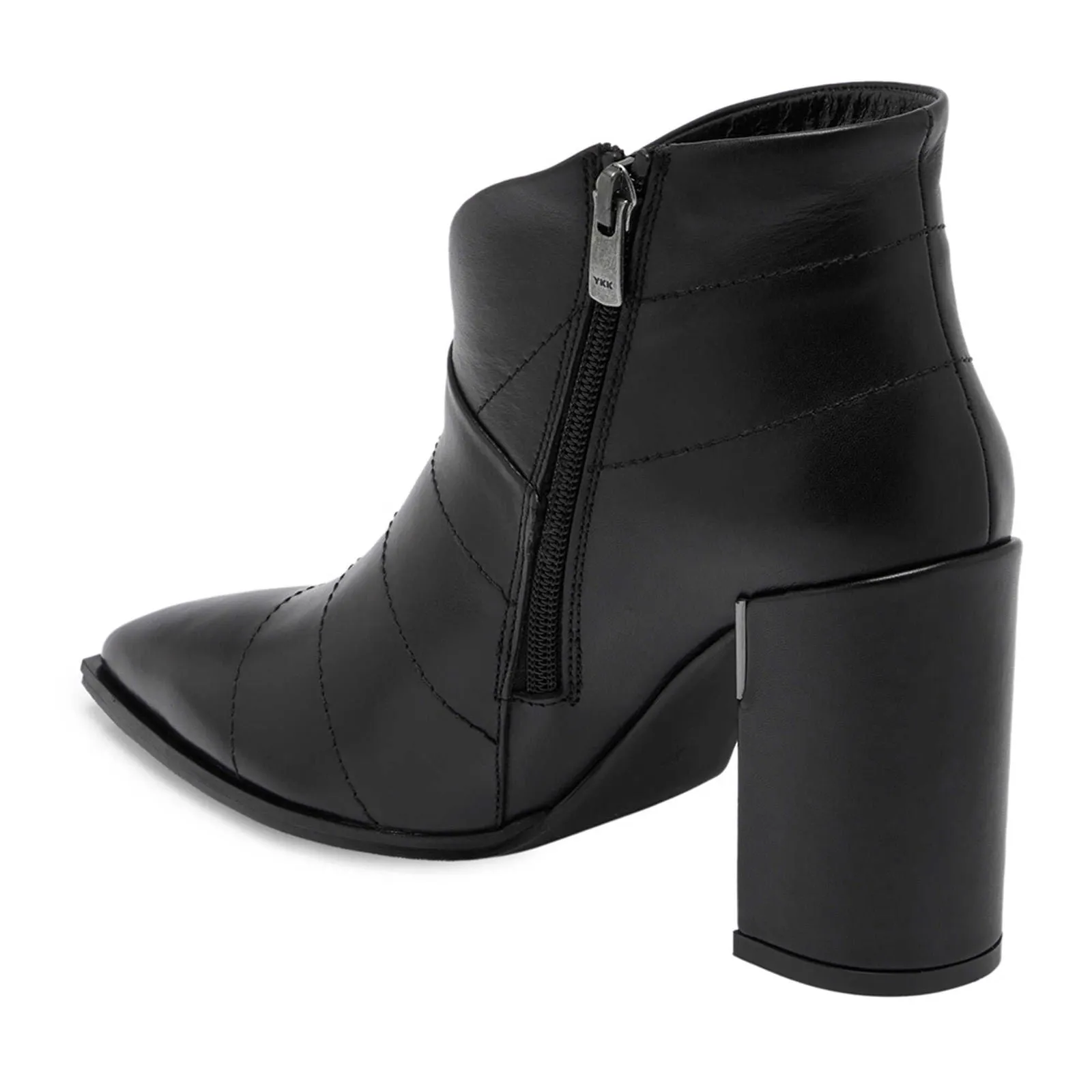 Black Leather Women's Classic Boot - SCB-B67711