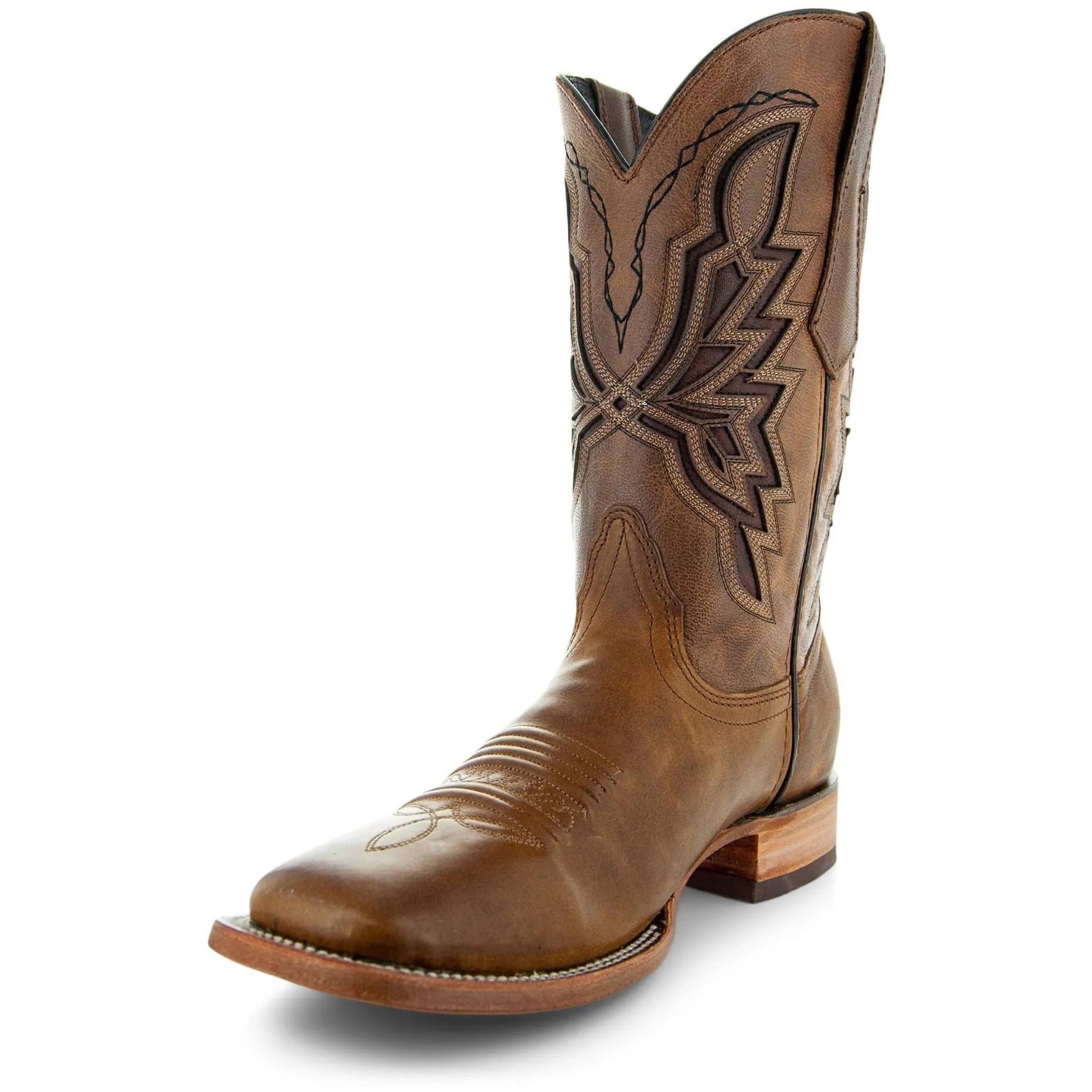 Broad Square Toe Cowboy Boots | Men's Broad Toe Boots (H50028)