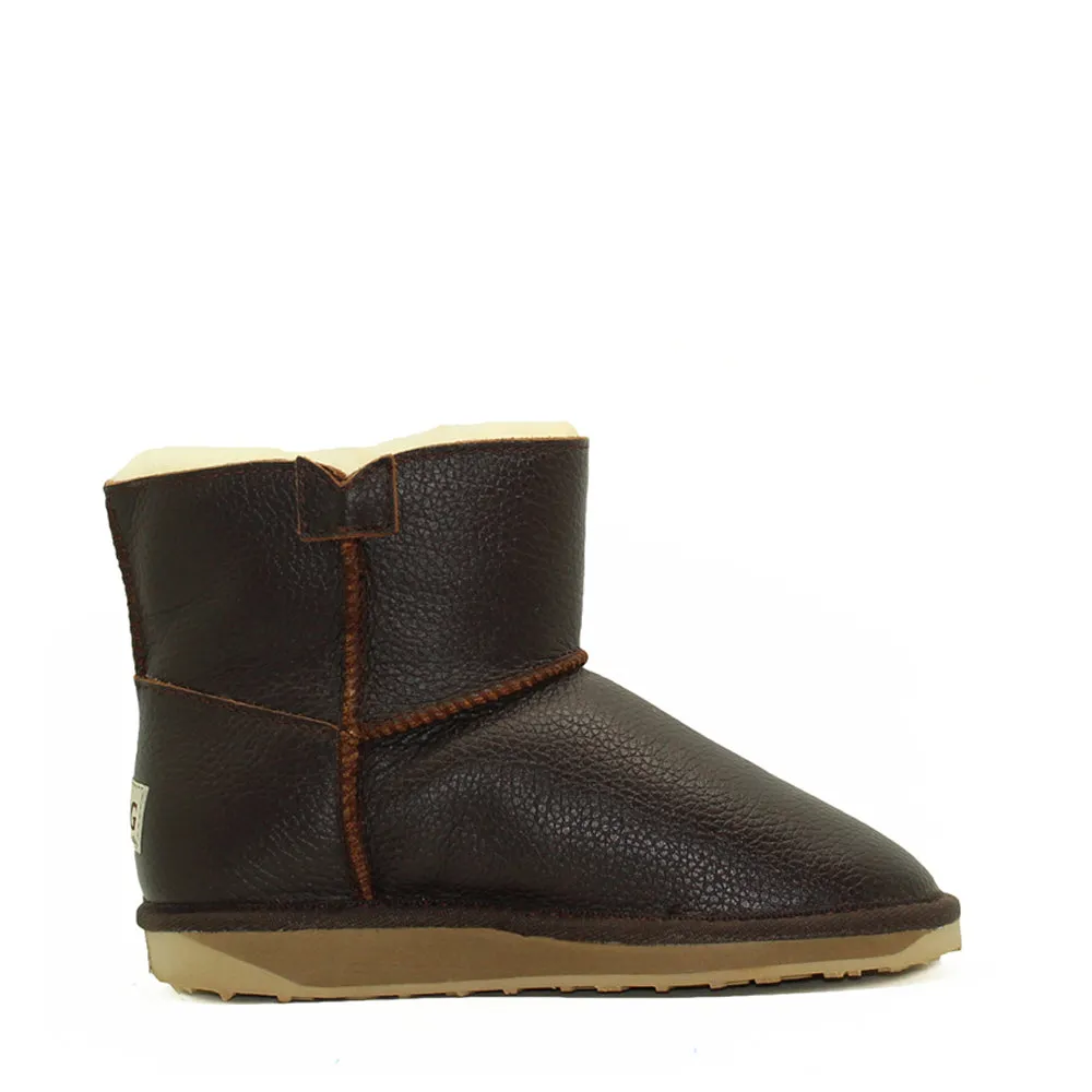 Button Mini Ugg Boot - Chocolate