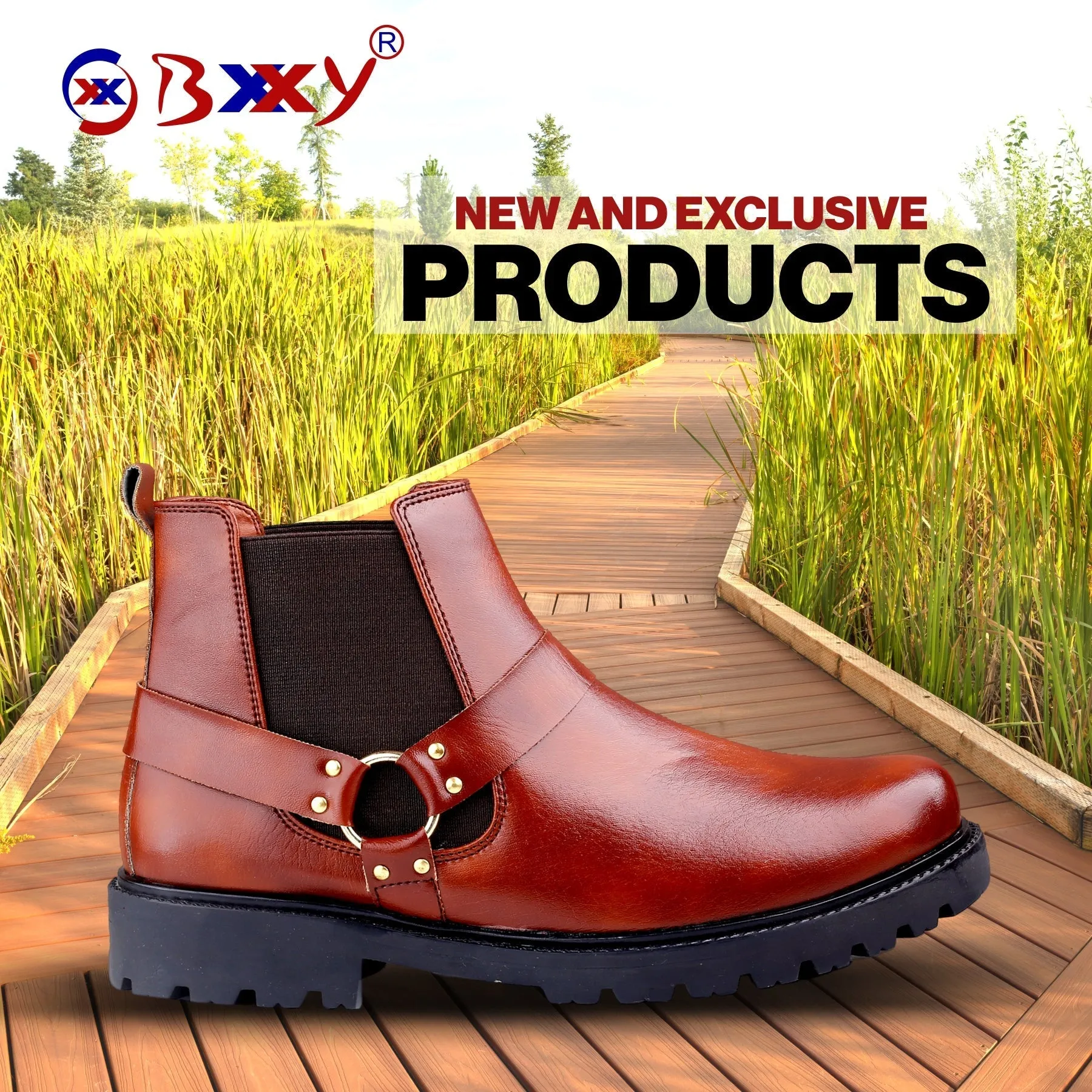 Bxxy Men's Ankle Stylish Chelsea Boots