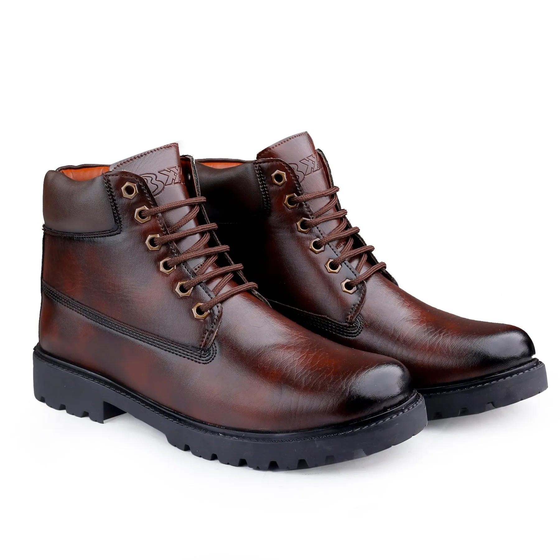 Bxxy's Vegan Leather Ankle Boots for Men