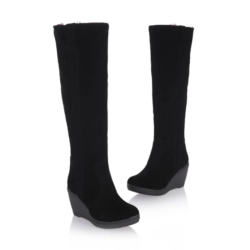 Chic and Stylish Knee High Platform Boots