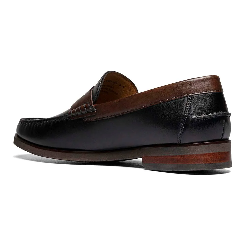 Florsheim Berkley Flex Penny Loafer in Black & Brown