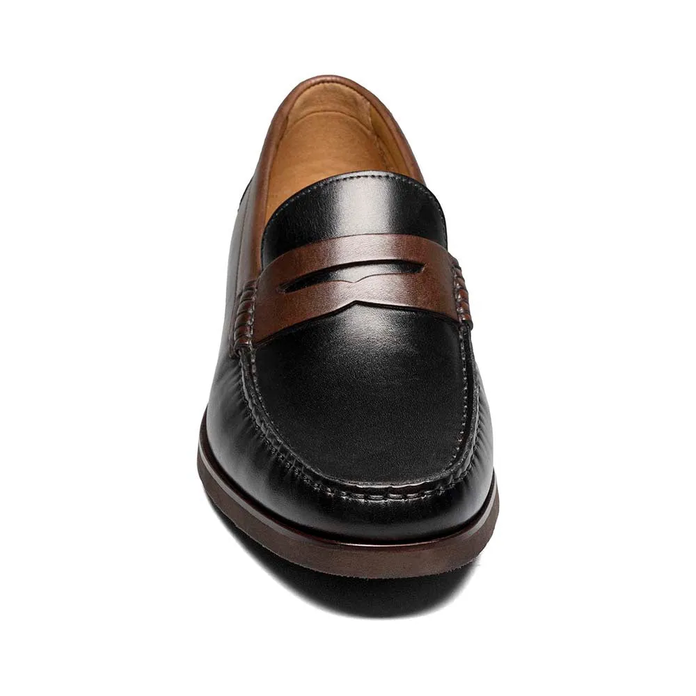 Florsheim Berkley Flex Penny Loafer in Black & Brown