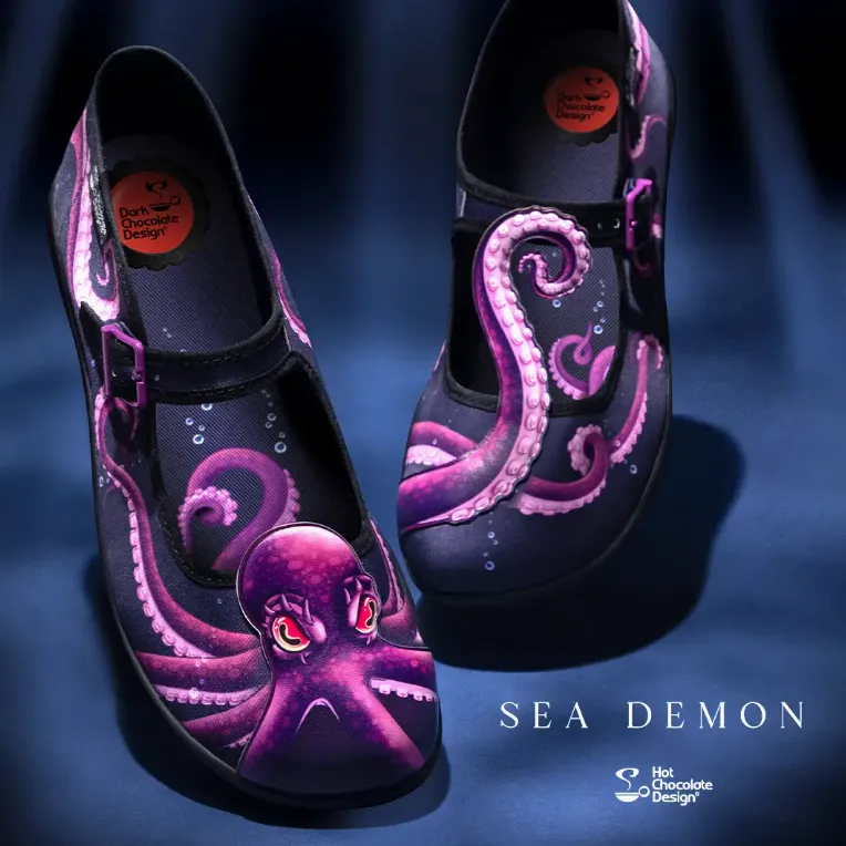 Hot Chocolate Chocolaticas® Sea Demon Women's Mary Jane Flat