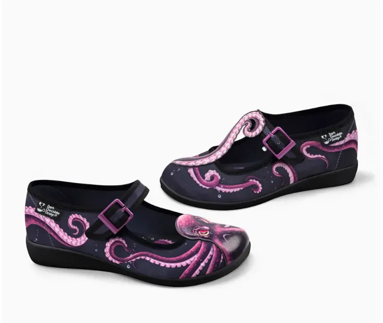 Hot Chocolate Chocolaticas® Sea Demon Women's Mary Jane Flat