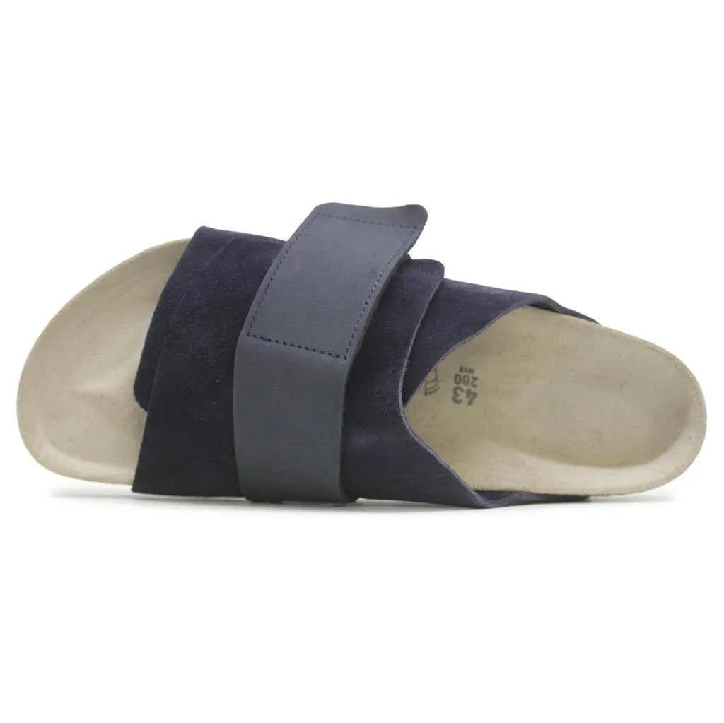 Kyoto Nubuck Leather Unisex Slide Sandals