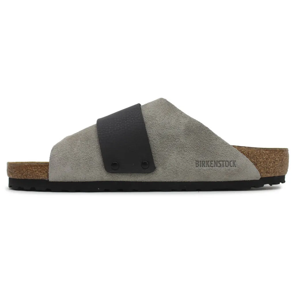 Kyoto Nubuck Leather Unisex Slide Sandals