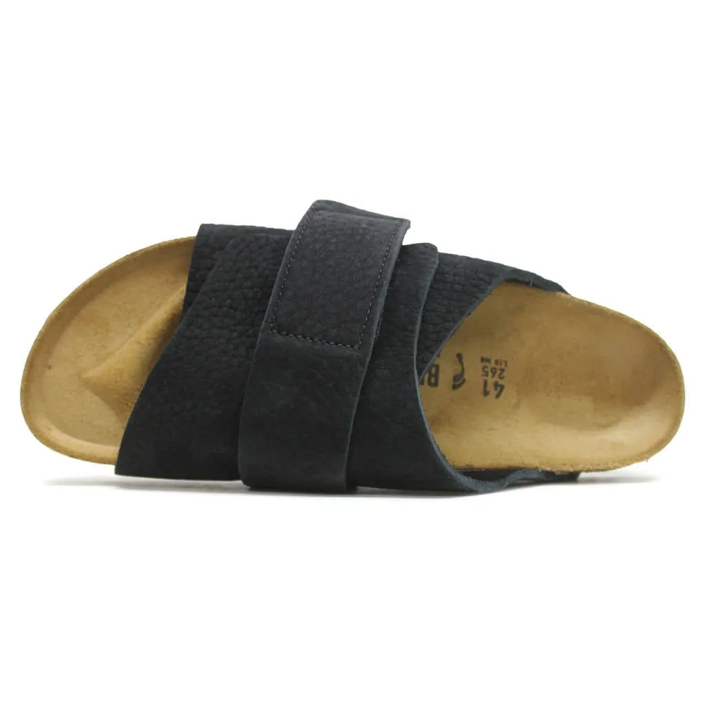 Kyoto Nubuck Leather Unisex Slide Sandals