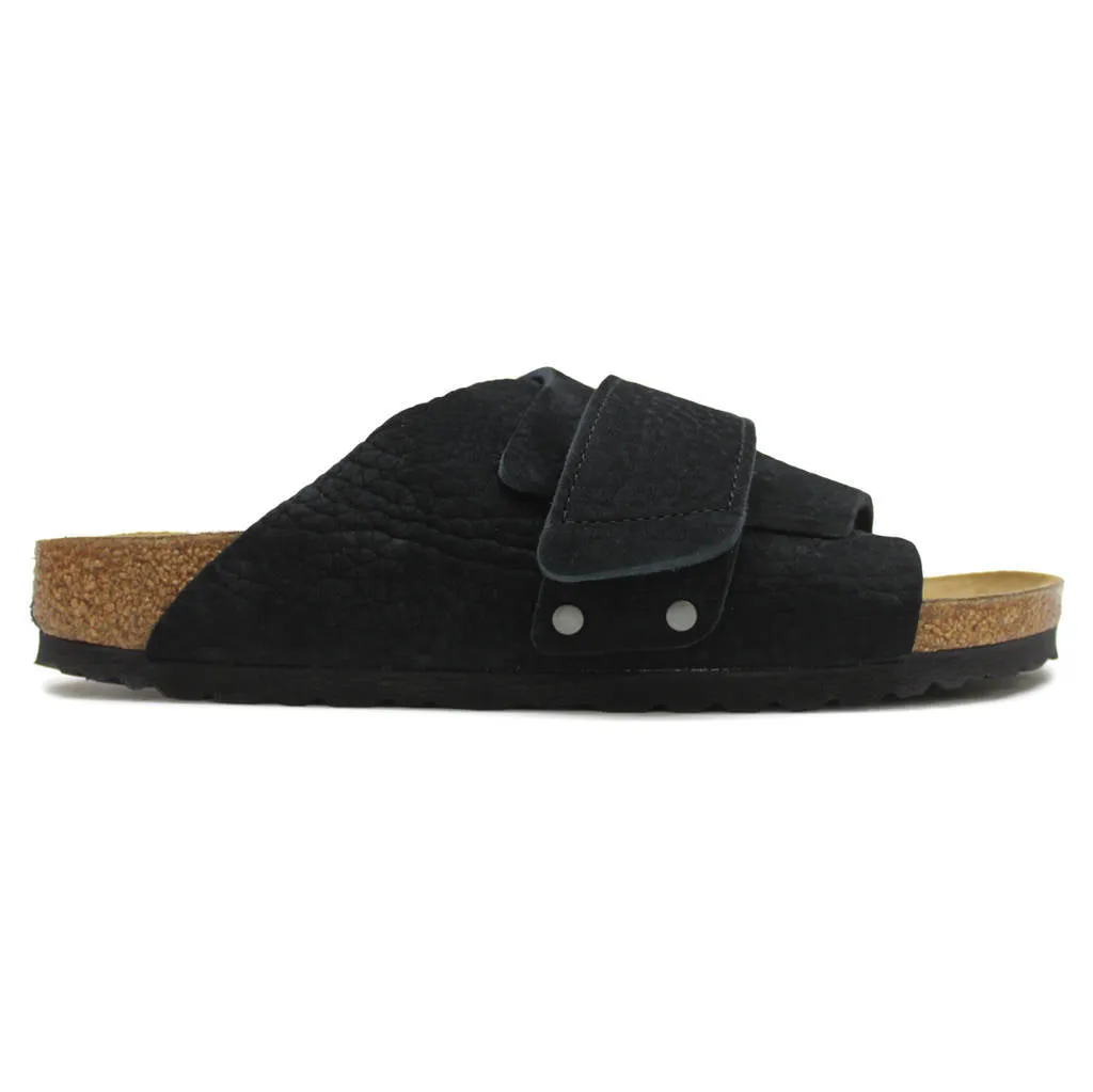 Kyoto Nubuck Leather Unisex Slide Sandals