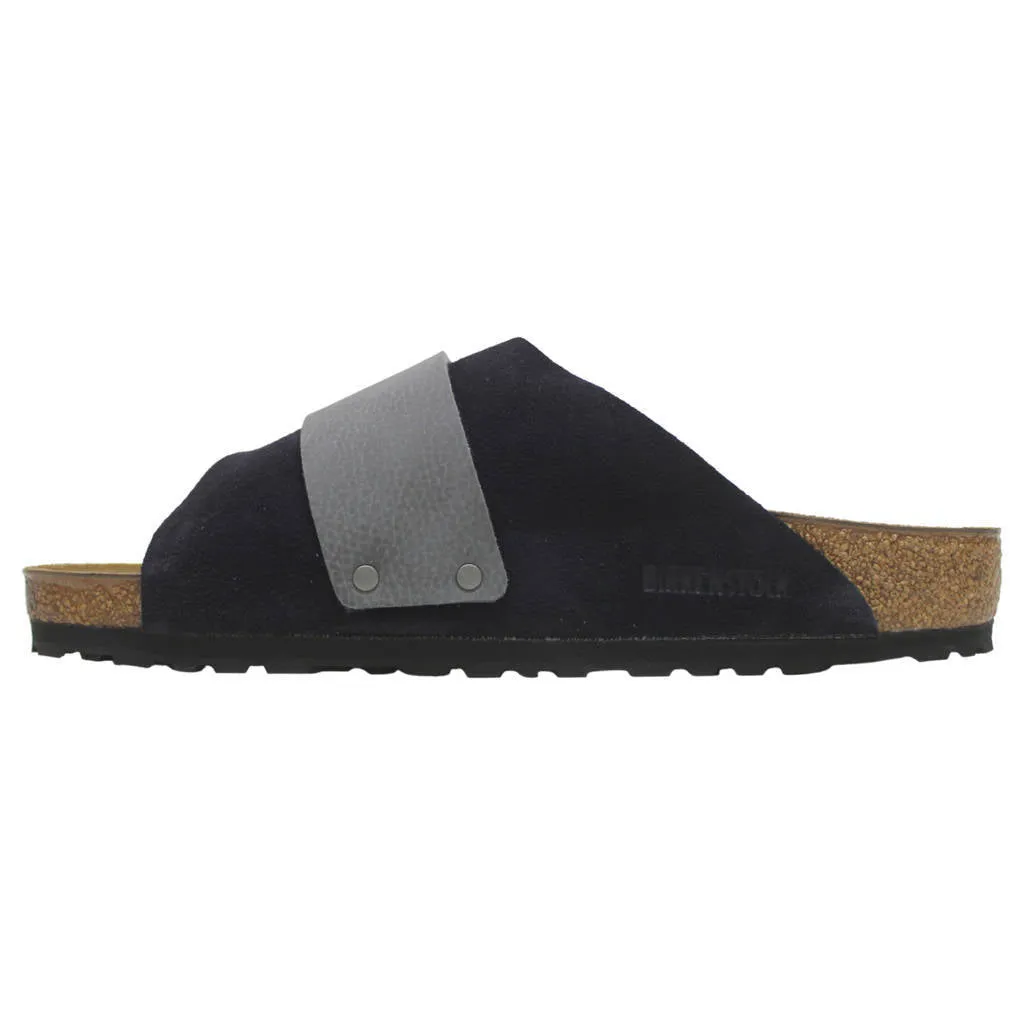 Kyoto Nubuck Leather Unisex Slide Sandals