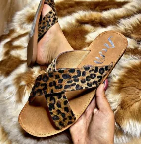 LEOPARD SEASIDE Sandals - Very G