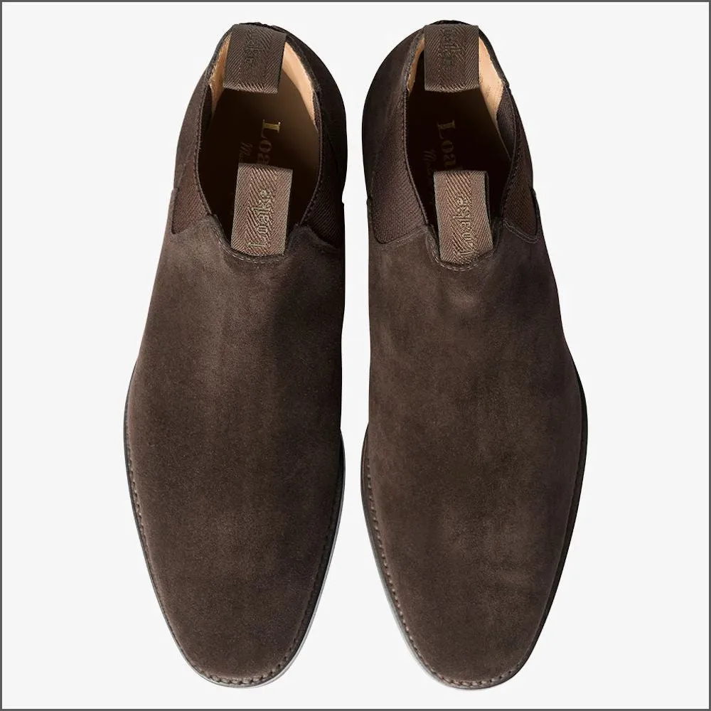 Loake Chatsworth Dark Brown Suede--