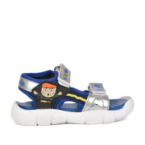 Lucy & Luke (Royal Blue) Casual Sandal For Kids FLYNN-27 By Liberty