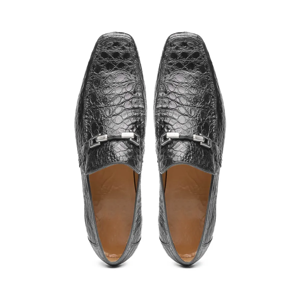 Marco Di Milano Fabro Caiman Grey Loafers