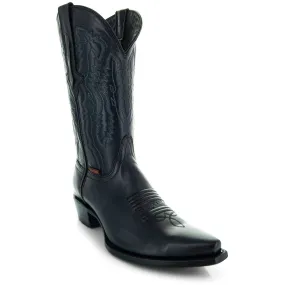 Men's Snip Toe Cowboy Boots Black (H50030) | Soto Boots