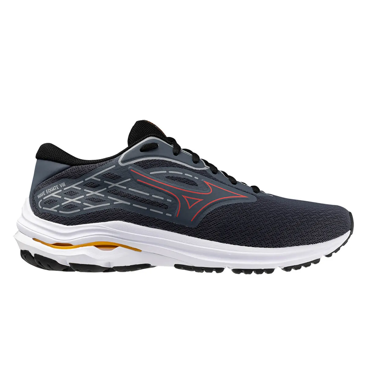 Mizuno Wave Equate 8 Mens | Turbulence/cayenne/black