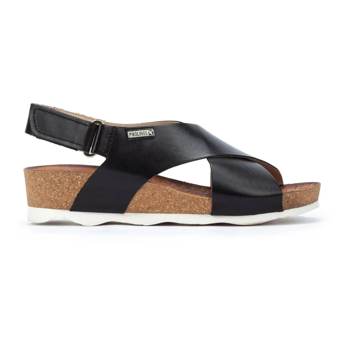 Pikolinos Mahon W9e-0912 Women's Wedge Sandal In Black