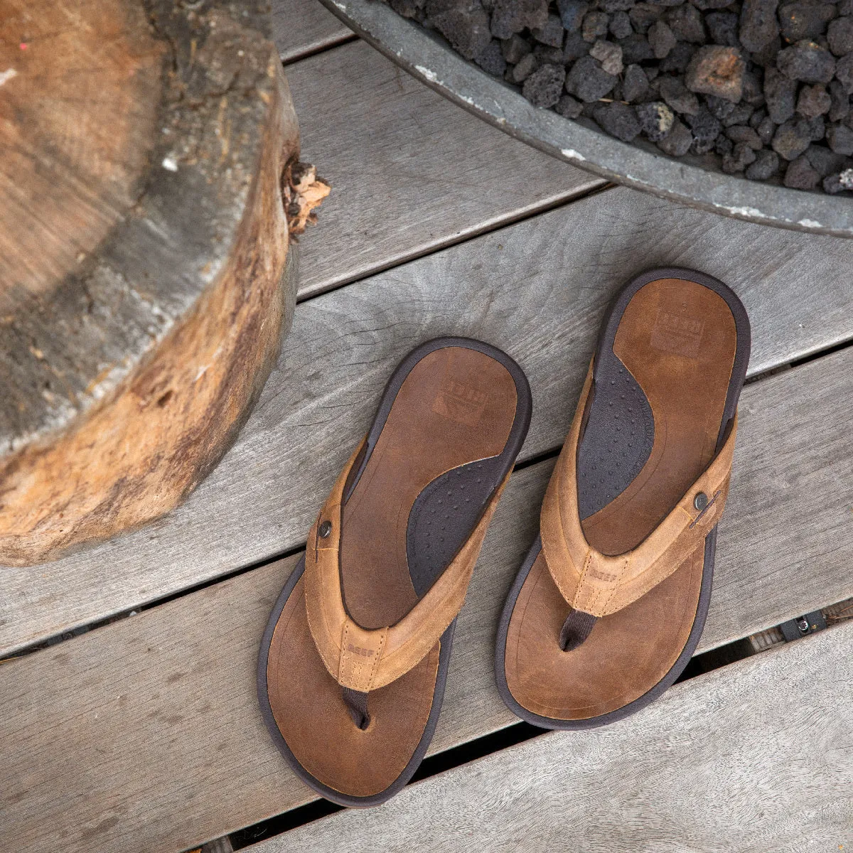 REEF Pacific Leather Sandals