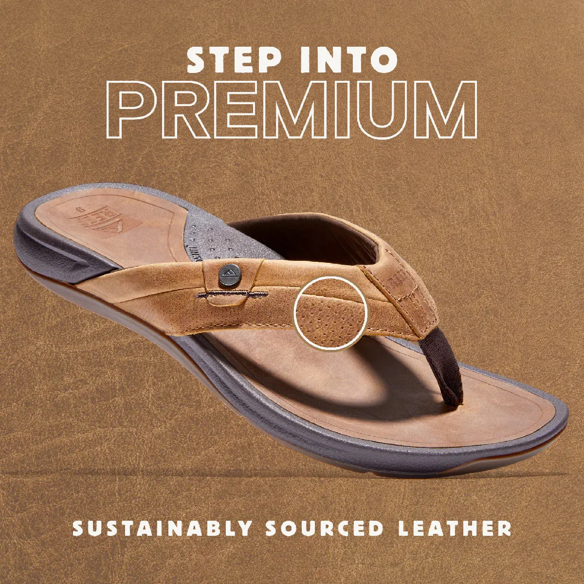 REEF Pacific Leather Sandals