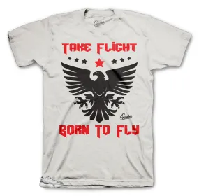 Retro 11 Snakeskin Bone Born To Fly Shirt