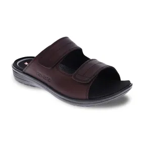 Revere Durban Men Sandals In Whiskey