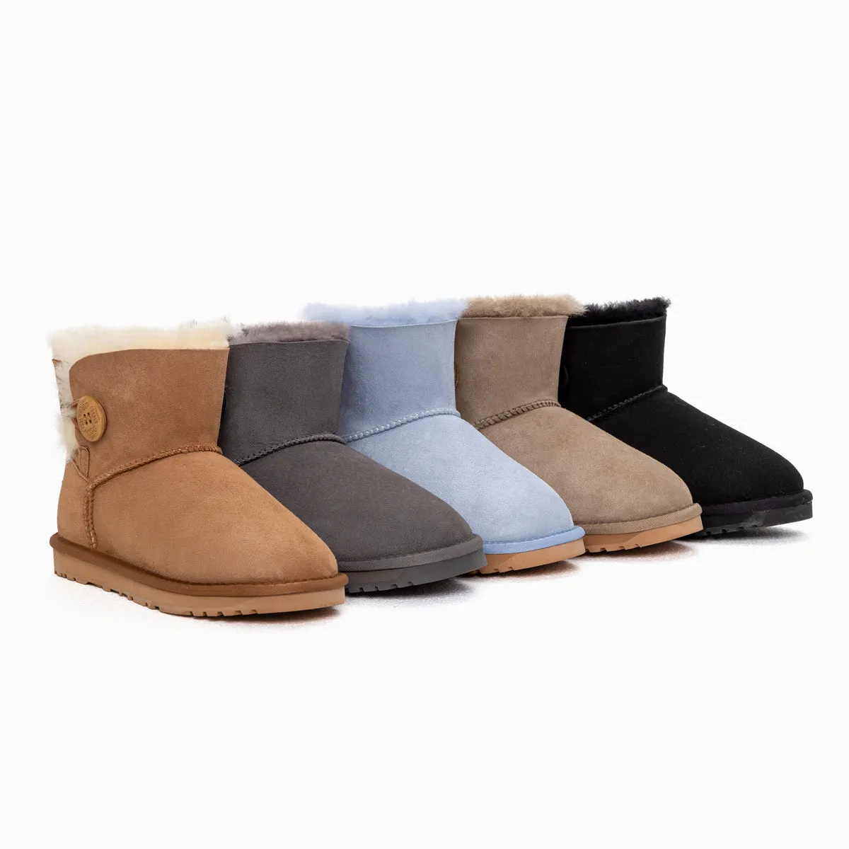 Ugg Classic Mini Button Boots (Water Resistant)