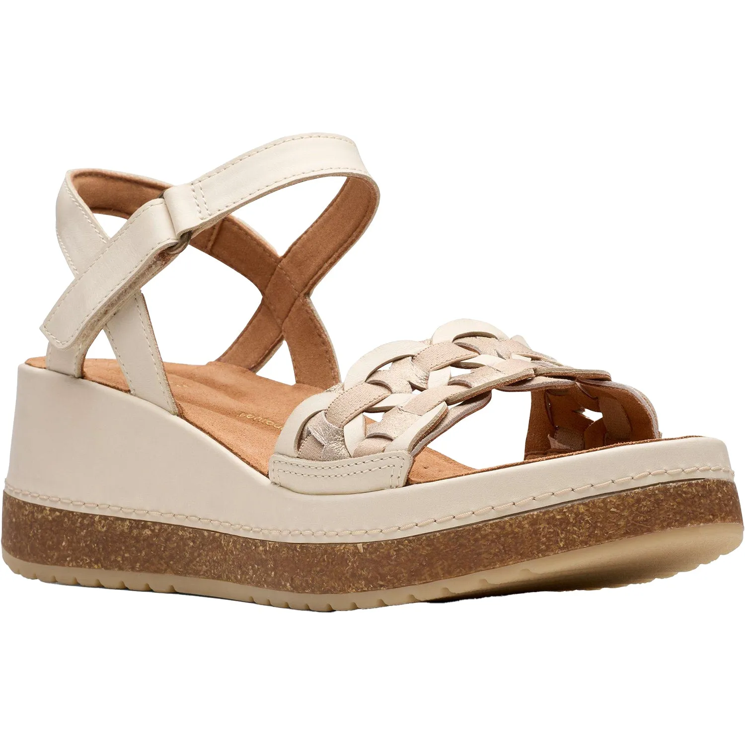 Women's Clarks Kassanda Bar Cream Multi Leather