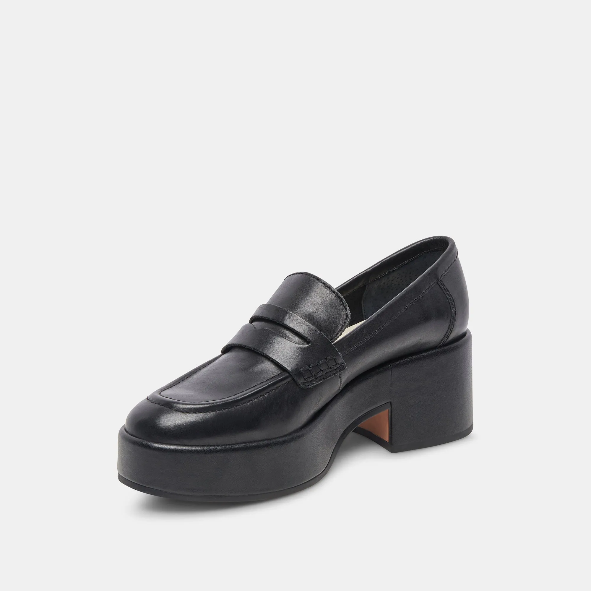 YANNI LOAFERS BLACK LEATHER